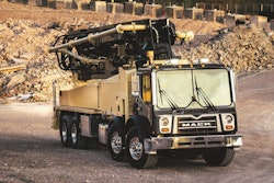 Mack’s TerraPro Cabover Concrete Pump config.