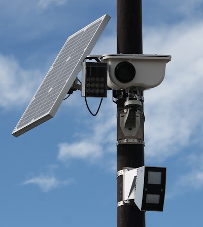 Solar surveillance cheap system