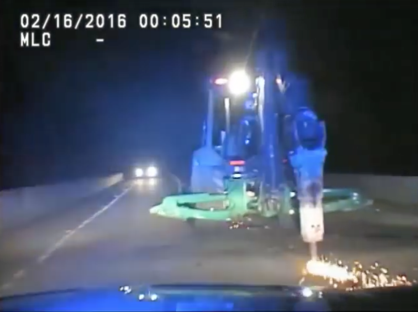 backhoe joyride police chase