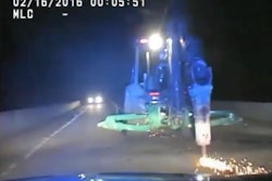 backhoe joyride police chase