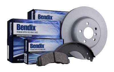Bendix launched a line of premium, copper-free brake components.