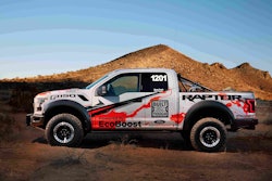 Ford’s all-new 2017 F-150 Raptor race truck failed to finish its first race in the Best in the Desert racing series.