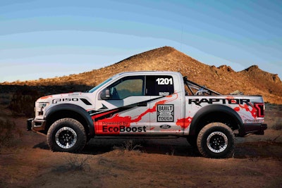 All-new 2017 F-150 Raptor race truck continues Ford’s tradition of demonstrating the toughness and durability of F-150 through off-road competition.