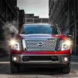 CHICAGO (Feb. 11, 2016) Nissan TITAN will be available in 4x2 or 4x4 drive configurations with three cabin configurations Crew Cab, King Cab and Single cab and three bed lengths 5.5, 6.5 and 8 feet. Similar to TITAN XD, TITAN will be available in five trim levels S, SV, PRO-4X, SL and Platinum Reserve. The TITAN will be powered by Nissans 5.6-liter Endurance® V8 gasoline engine capable of 390 horsepower and 401 lb.-ft. of torque. This engine will be mated to a 7-speed automatic transmission. A V6 gasoline engine will also be available (details to be announced at a later date).