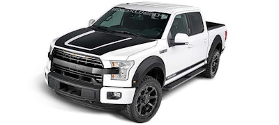 Supercharged power for the 2016 F-150 is available through a Roush-affiliated Ford dealer.