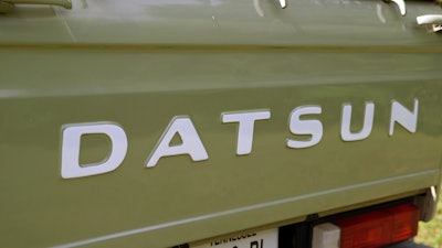 NASHVILLE, Tenn. (Feb. 5, 2016) – Marvin Askew bought his Datsun 1600 truck on November 30, 1971 at Hippodrome Datsun in Nashville for about . “This was his baby,” said Dan Tito, the second owner of the Datsun truck. “Marvin didn’t have a name for it, but we named it ‘Sweet Pea’ obviously because of its color. This man can stand here and talk about this truck hour upon hour upon hour. When you have something for 42 years and you take this good care of it, obviously it meant a lot to him.”