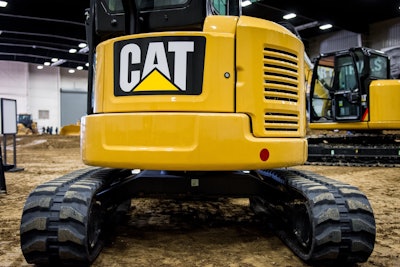 Caterpillar retained it’s no. 1 spot atop KHL’s 2016 Yellow Table with 18.1 percent of total construction equipment revenues. Photo credit: Wayne Grayson