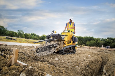 Vermeer FTX25 footings trencher
