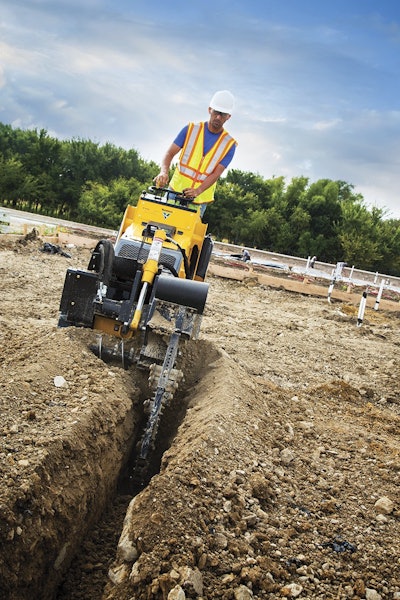 Vermeer FTX25 footings trencher