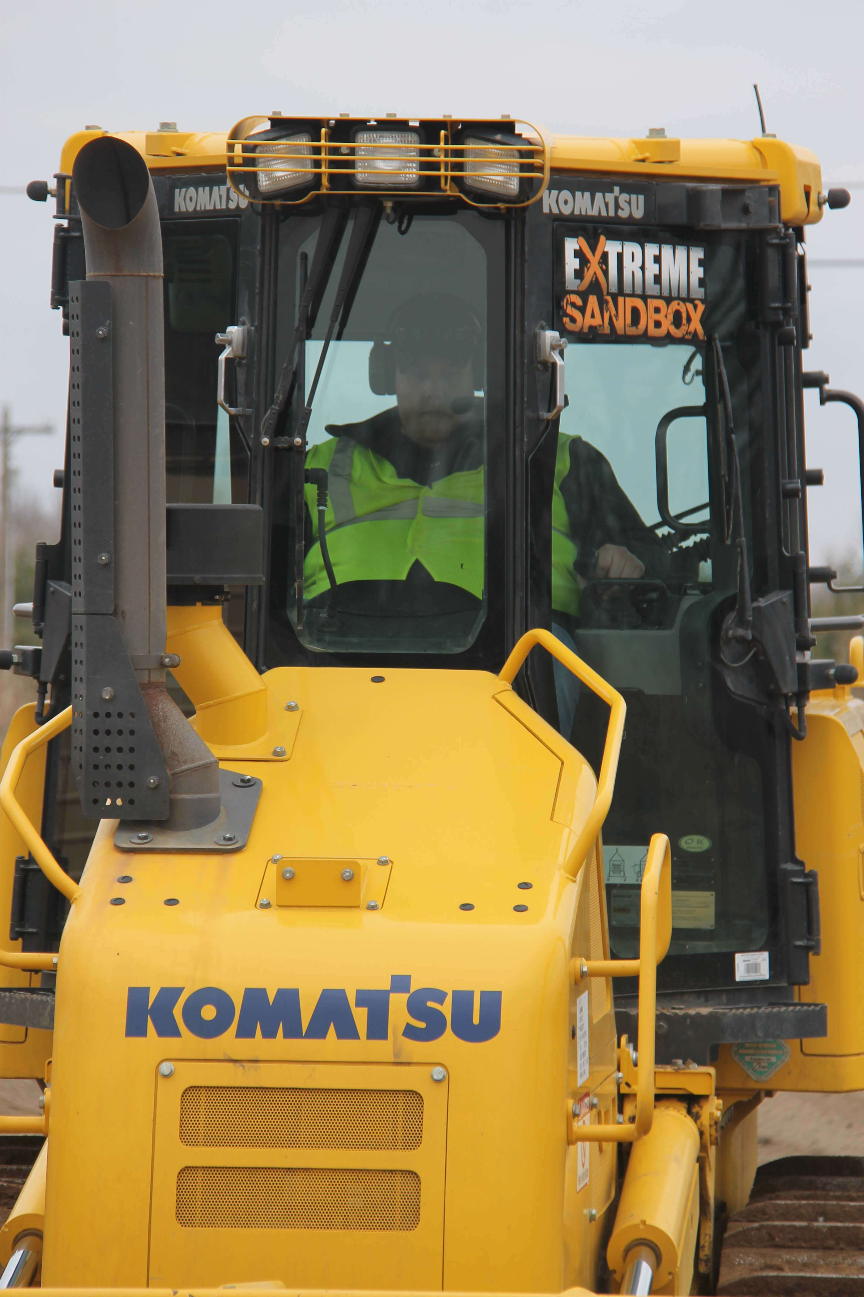 Komatsu Extreme Sandbox partnership