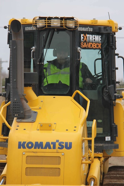 Komatsu Extreme Sandbox partnership