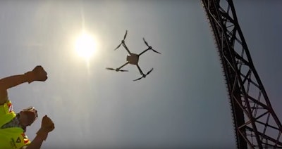 Drone overhead