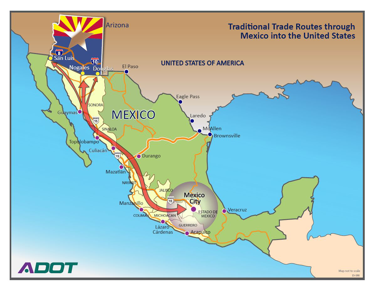 MexicoArizona trade corridor agreement to boost development of I19, I
