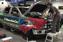 Alliance AutoGas performed a live conversion of a 2016 Ford F-150 this week at the Work Truck Show.