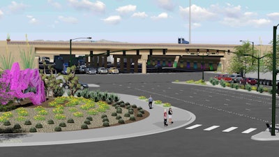 Rendering of portions of Project Neon in Las Vegas.