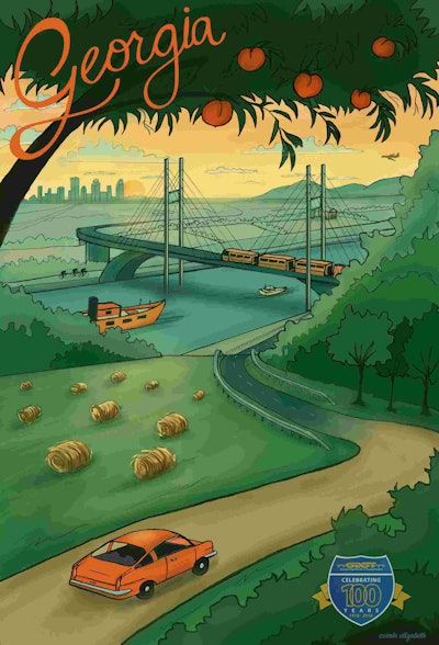 GDOT Centennial Poster