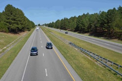 A section of I-20 in South Carolina’s Lexington County from the Aiken County line to SC Highway 34 recognized with a Perpetual Pavement Award.