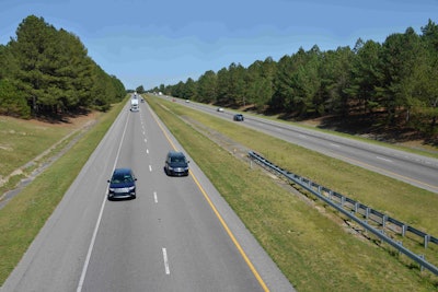 A section of I-20 in South Carolina’s Lexington County from the Aiken County line to SC Highway 34 recognized with a Perpetual Pavement Award.