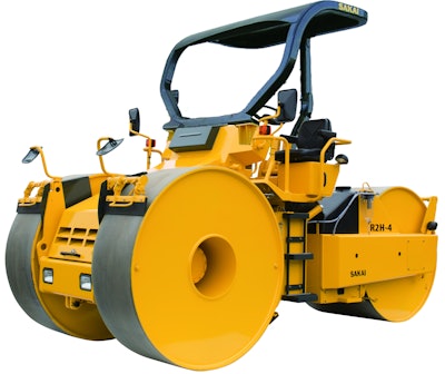 Sakai updates R2H-4 roller engine, hydraulic systems and