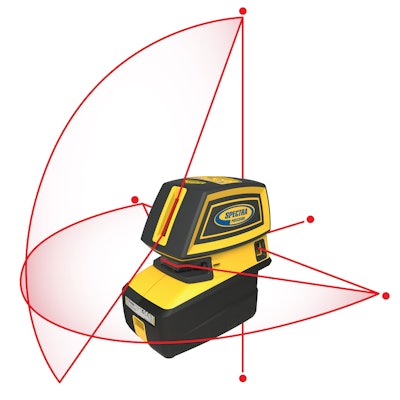 Spectra Precision LT52 Point and Crossline Laser with Beams-1