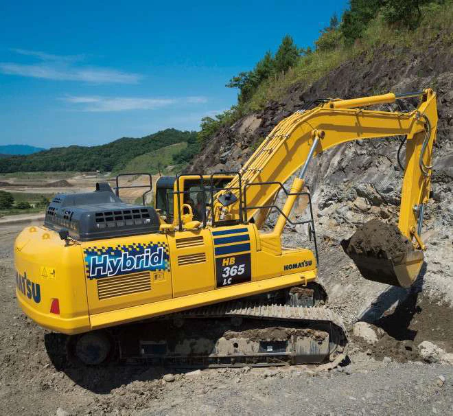 Komatsu unveils 3rd-generation, 36-ton HB36LC-3 hybrid excavator Komatsu unveils 3rd-generation, 36-ton HB36LC-3 hybrid excavator