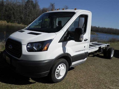 Bozard Ford in St. Augustine, Fla. linked their website to Work Truck Solutions online database so that their vocational trucks and vans, including the Ford Transit 350 HD cutaway shown above, are more accessible to additional buyers.