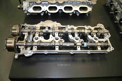 Disassembled 5.6-liter Endurance following 100-hour dyno test.