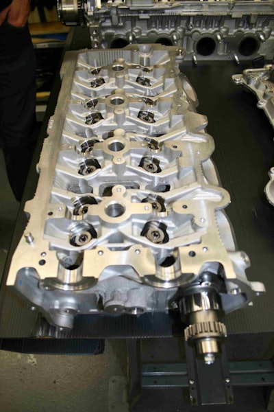 Disassembled 5.6-liter Endurance following 100-hour dyno test.