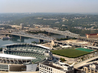 The Brent Spence Bridge in Cincinnati Photo Credit: Wikipedia Commons