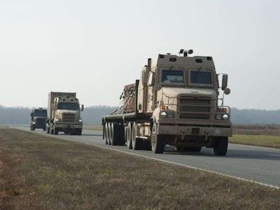 Army convoy
