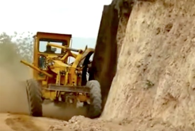 Grader sloping