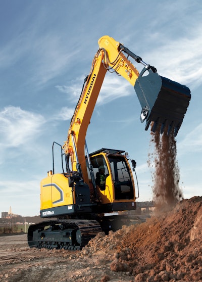 Hyundai HX145LCR excavator mr