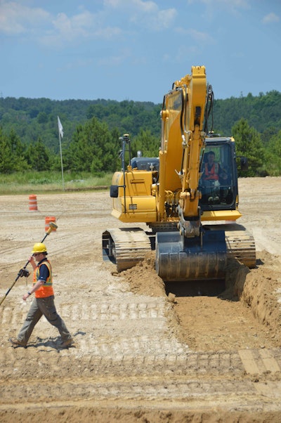 No more constant grade checks to see if your trench is on target. The intelligent machine control guarantees a perfect cut to grade. Photo credit: Tom Jackson