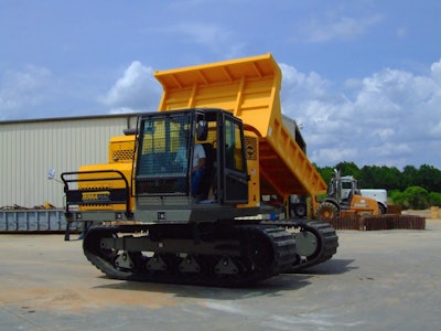 Terramac RT14R at a “tow and show” event in Jackson, Mississippi.