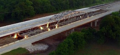US 169 bridge demolition