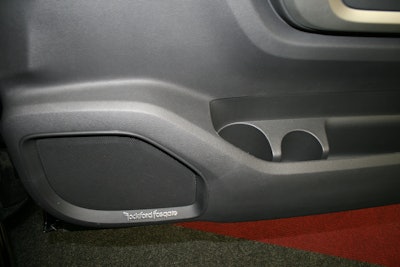 Rockford Fosgate speakers deliver high quality audio.