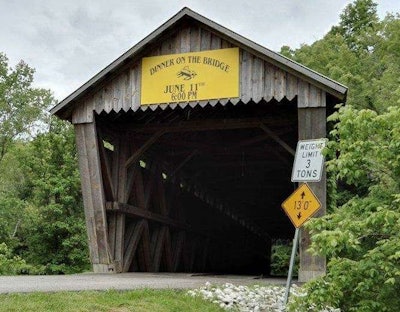 Photo credit: Bennett’s Mill Covered Bridge Historical Society Facebook page