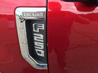 Ford F-250 Super Duty King Ranch badge