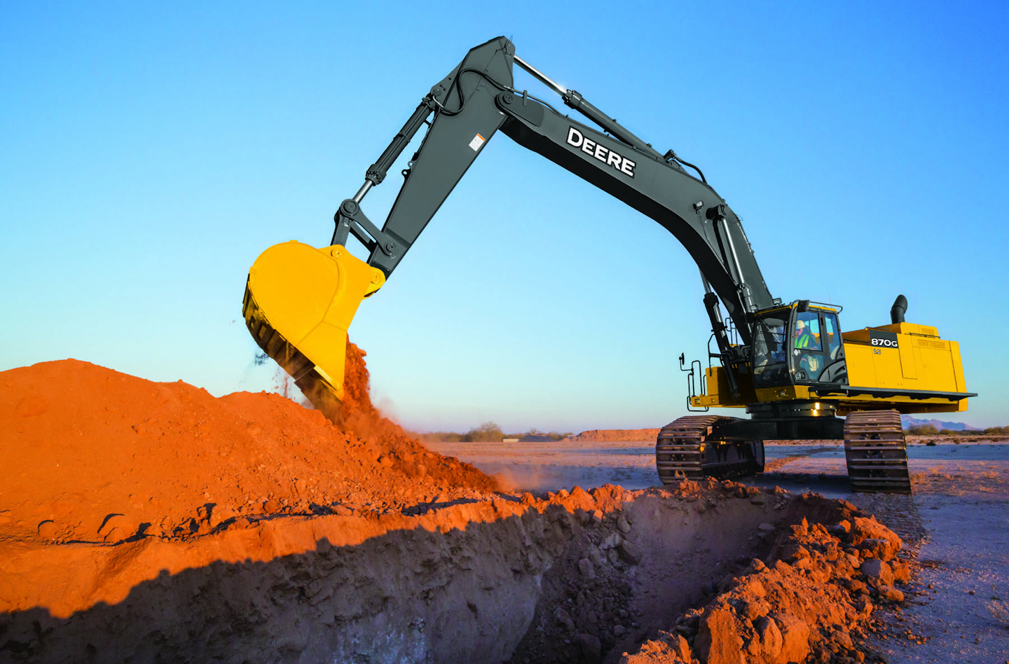 870G LC, John Deere’s largest excavator, gets upgraded engine ...