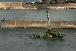 Komatsu D155W Underwater bulldozer