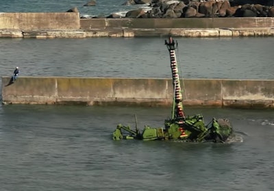 Komatsu D155W Underwater bulldozer