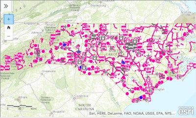 A map showing committed projects and the draft statewide mobility projects. This interactive map is available at http://www.ncdot.gov/strategictransportationinvestments/2018-2027.html.