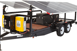 A DC Solar Solutions mobile generator.
