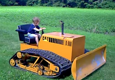Cat D8 mini dozer mower