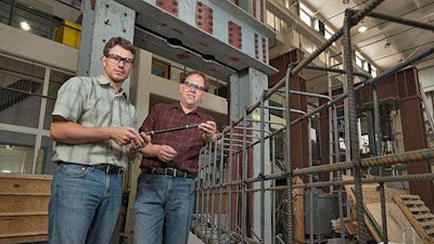 Thomas Schumacher (left) and Erik Thostenson. Photo: Evan Krape, University of Delaware.