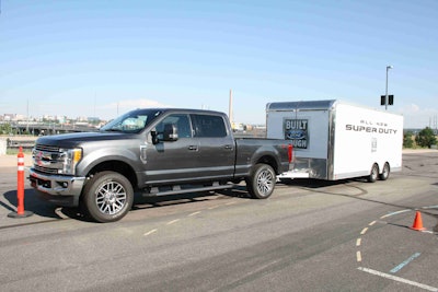 Ford is offering a new back-up guidance system on 2017 Super Duty.