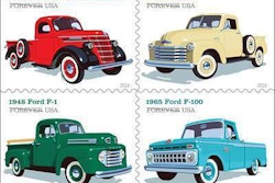 Postage stamp trucks