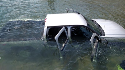 Pickups sinking at boat launches in Washington State have prompted police to post pictures of the submerged trucks in an effort to raise parking brake awareness.
