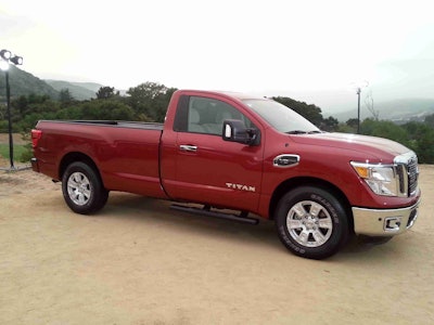 2017 Titan Standard Cab with 5.6-liter Endurance V8.