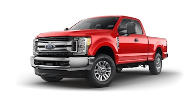 The STX Appearance Package will be available for the first time on Ford’s 2017 Super Duty trucks.